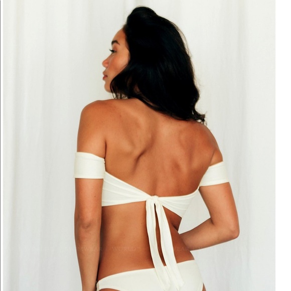 🆕 NWT SEI Swim Chloe Bandeau Bikini Top - Picture 4 of 5